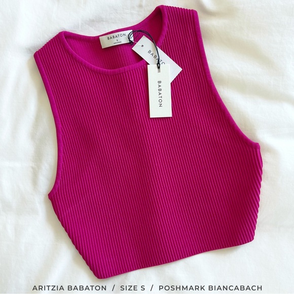 Babaton Tops - NWT • Aritzia Babaton Sculpt Tank
